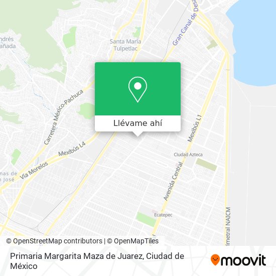 Mapa de Primaria Margarita Maza de Juarez
