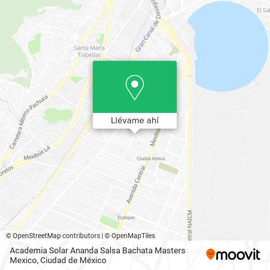 Mapa de Academia Solar Ananda Salsa Bachata Masters Mexico