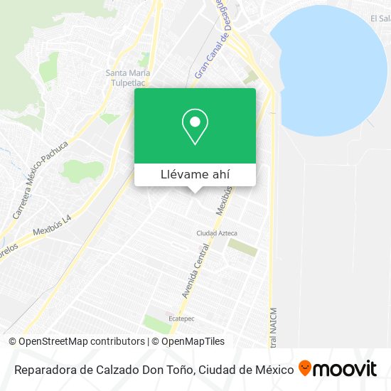 Mapa de Reparadora de Calzado Don Toño