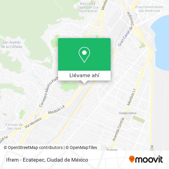Mapa de Ifrem - Ecatepec