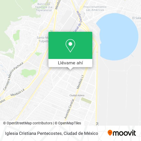 Mapa de Iglesia Cristiana Pentecostes