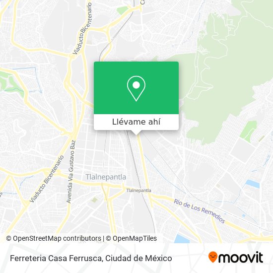 Mapa de Ferreteria Casa Ferrusca