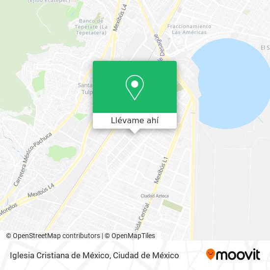 Mapa de Iglesia Cristiana de México