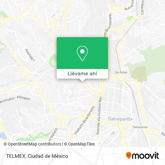 Mapa de TELMEX