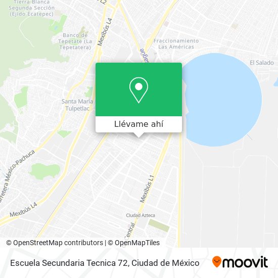 Mapa de Escuela Secundaria Tecnica 72