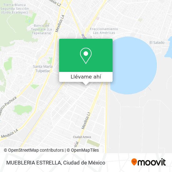 Mapa de MUEBLERIA ESTRELLA