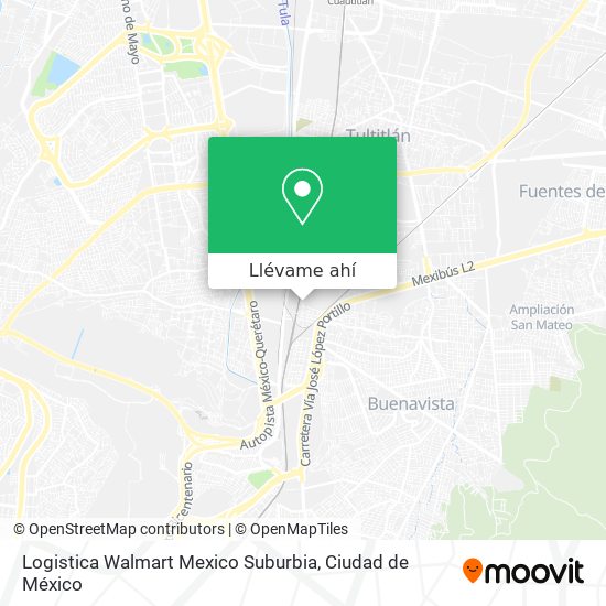 Mapa de Logistica Walmart Mexico Suburbia