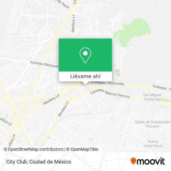 Cómo llegar a City Club en Tecámac en Autobús?