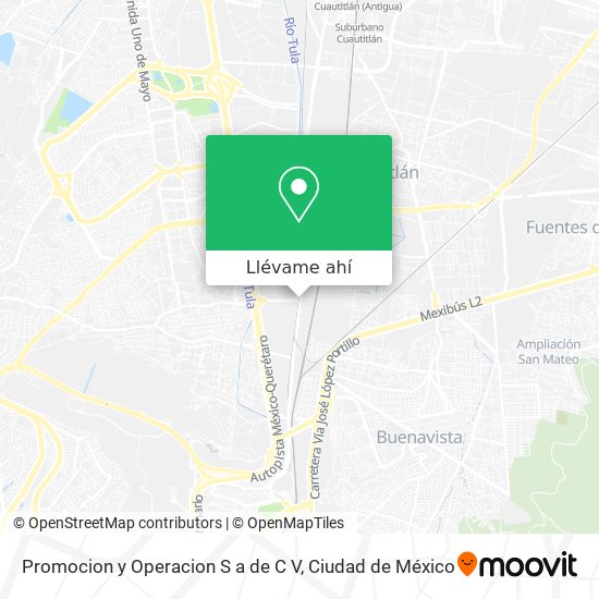 Mapa de Promocion y Operacion S a de C V