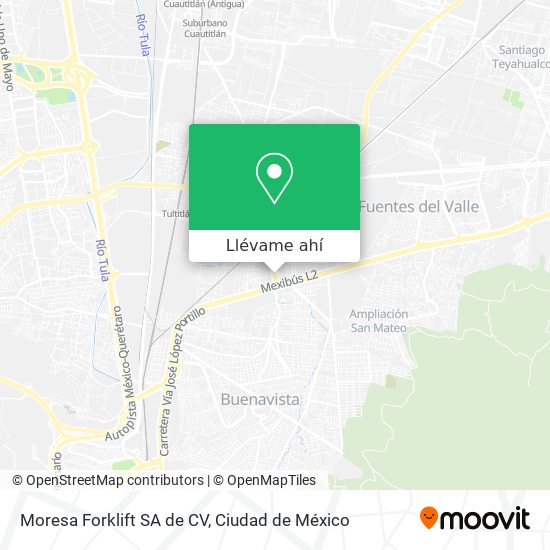 Mapa de Moresa Forklift SA de CV
