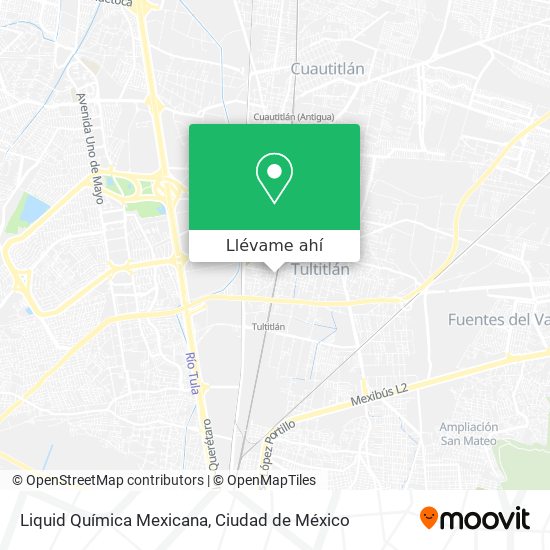 Mapa de Liquid Química Mexicana