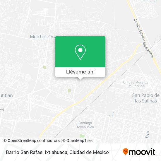 C mo llegar a Barrio San Rafael Ixtlahuaca en Cuautitl n en