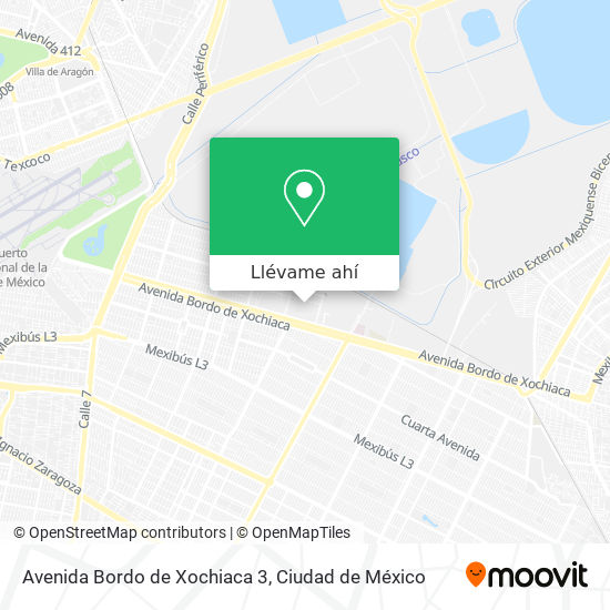 Mapa de Avenida Bordo de Xochiaca 3