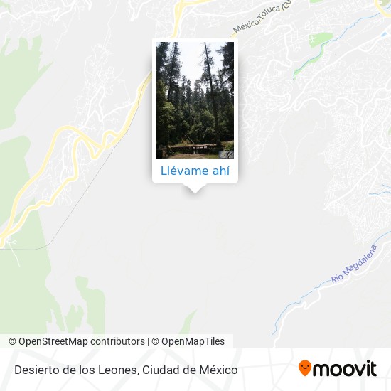 Cómo llegar a Desierto de los Leones en Huixquilucan en Autobús?