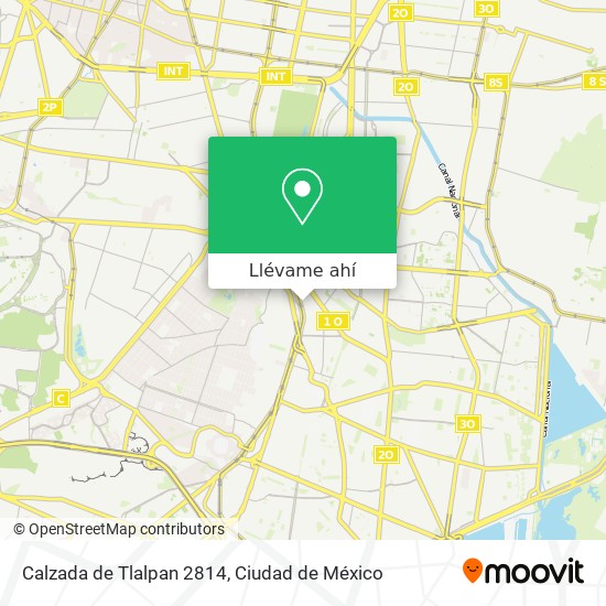 Mapa de Calzada de Tlalpan 2814