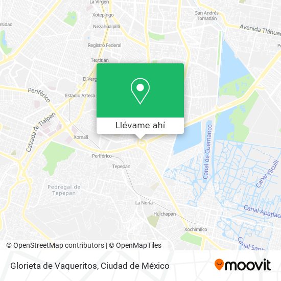 Cómo llegar a Glorieta de Vaqueritos en Coyoacán en Autobús?