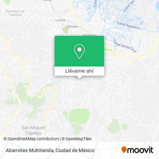 Cómo llegar a Abarrotes Multitienda en Tlalpan en Autobús?