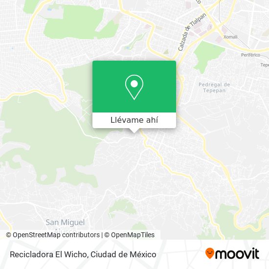 Mapa de Recicladora El Wicho