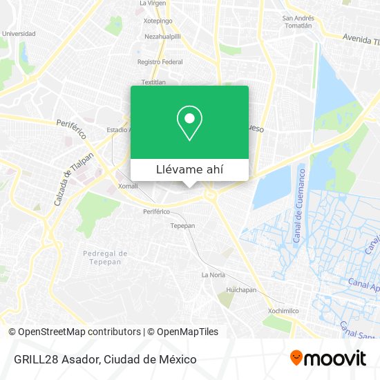 Mapa de GRILL28 Asador