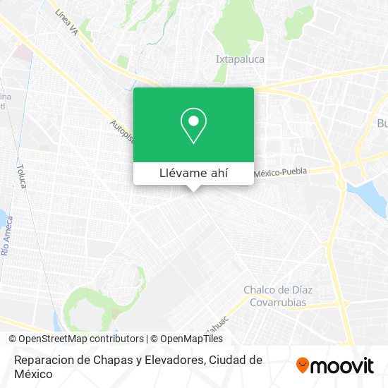 Mapa de Reparacion de Chapas y Elevadores