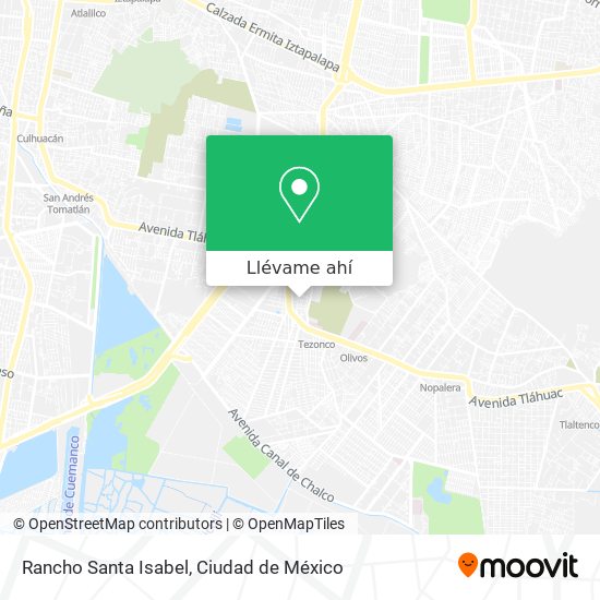 Mapa de Rancho Santa Isabel