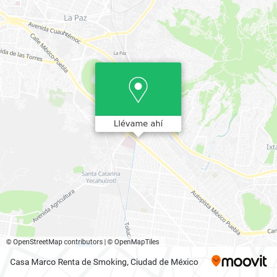 Mapa de Casa Marco Renta de Smoking