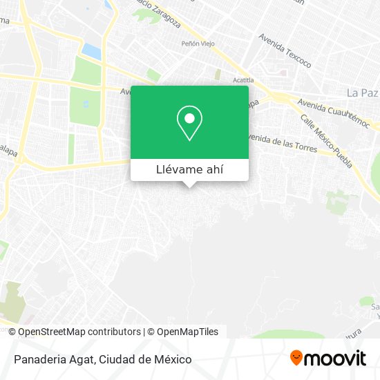 Mapa de Panaderia Agat