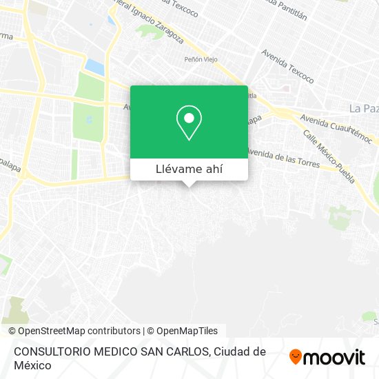 Mapa de CONSULTORIO MEDICO SAN CARLOS