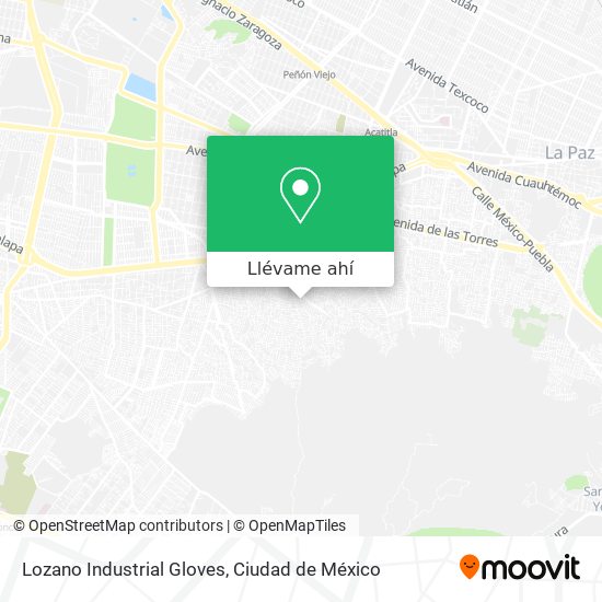 Mapa de Lozano Industrial Gloves