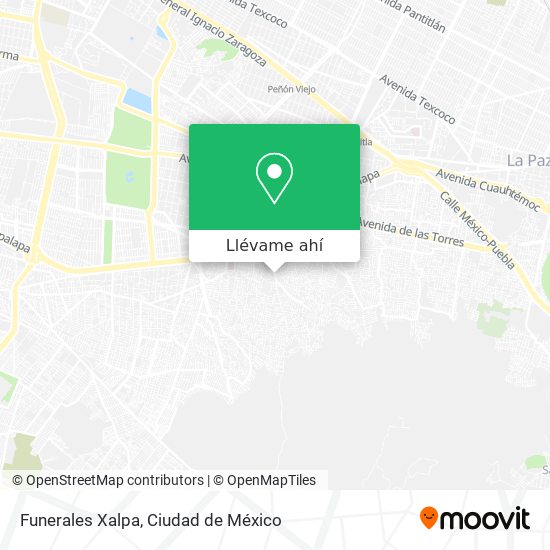 Mapa de Funerales Xalpa