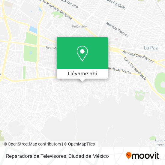 Mapa de Reparadora de Televisores