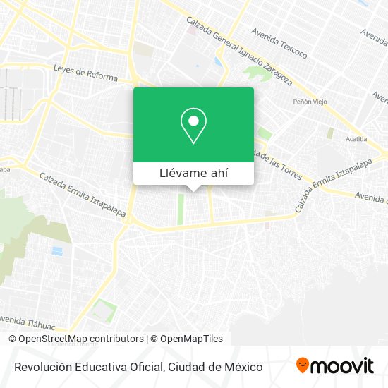 Mapa de Revolución Educativa Oficial