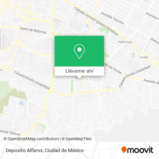 Mapa de Deposito Alfaros