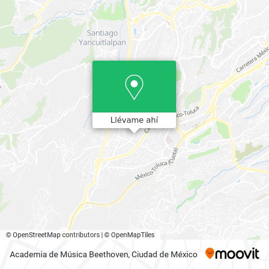 Mapa de Academia de Música Beethoven