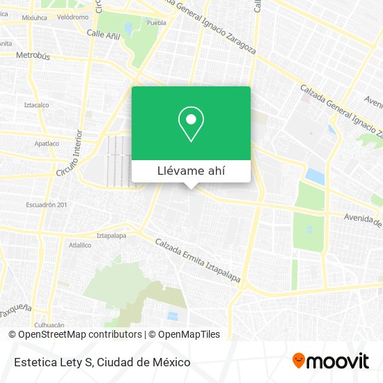 Mapa de Estetica Lety S