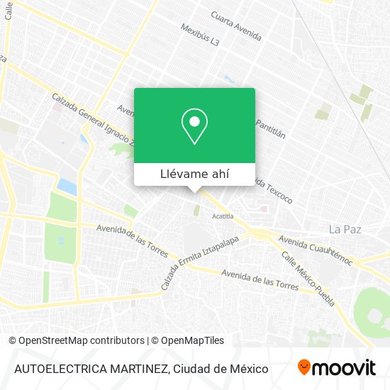 Mapa de AUTOELECTRICA MARTINEZ