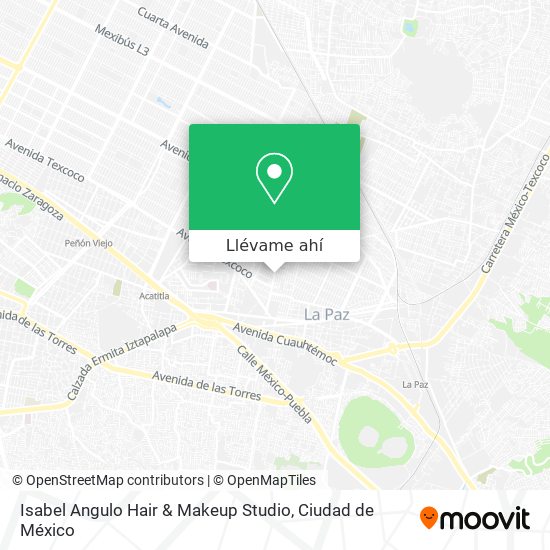 Mapa de Isabel Angulo Hair & Makeup Studio
