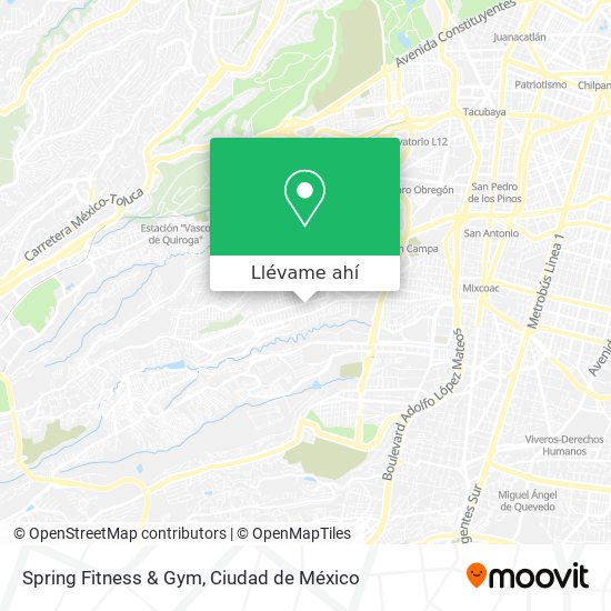 Mapa de Spring Fitness & Gym
