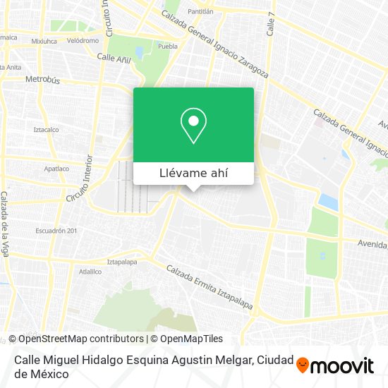 Mapa de Calle Miguel Hidalgo Esquina Agustin Melgar