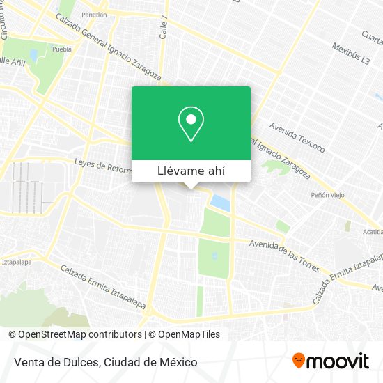 Mapa de Venta de Dulces