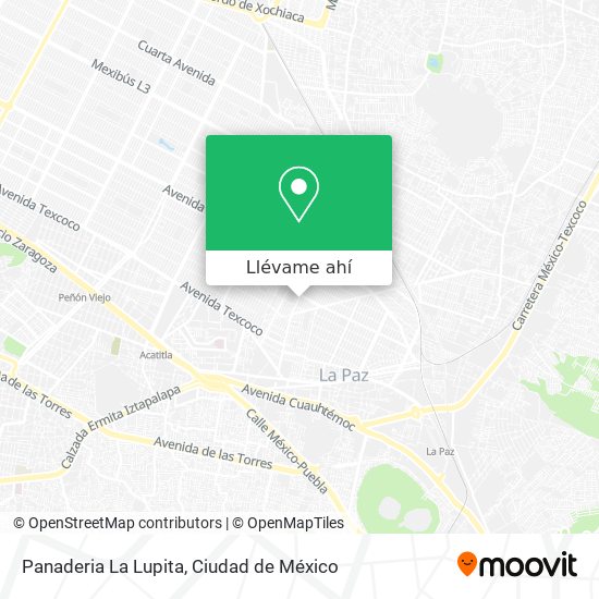 Mapa de Panaderia La Lupita