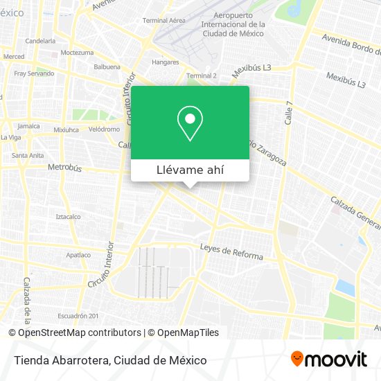 Mapa de Tienda Abarrotera