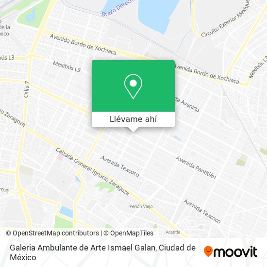 Mapa de Galeria Ambulante de Arte Ismael Galan