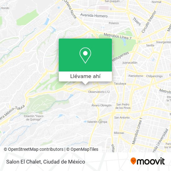 Mapa de Salon El Chalet