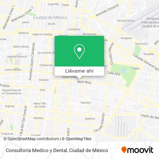 Mapa de Consultoria Medico y Dental