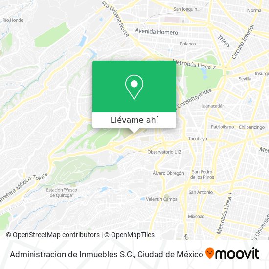 Mapa de Administracion de Inmuebles S.C.