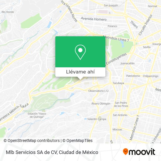 Mapa de Mlb Servicios SA de CV