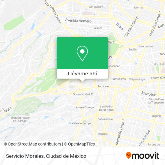 Mapa de Servicio Morales