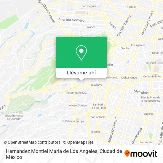 Mapa de Hernandez Montiel Maria de Los Angeles