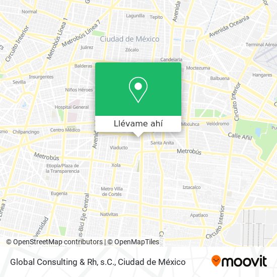 Mapa de Global Consulting & Rh, s.C.